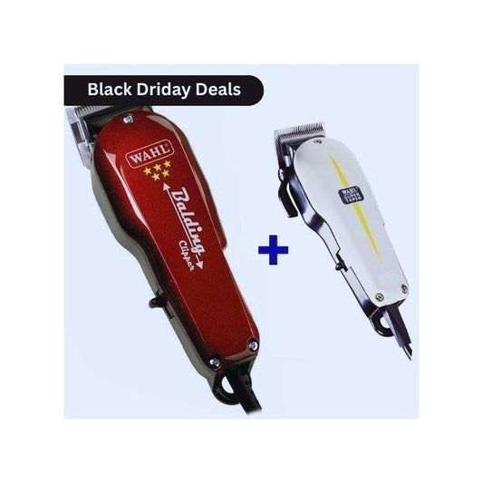 Wahl Professional Balding + Haircut + Super Taper Shaving Machine Combo – Kinyozi Machine Set