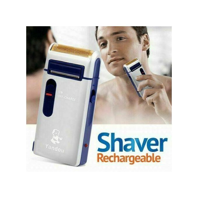 Yandou Rechargeable Electric Shaver – White