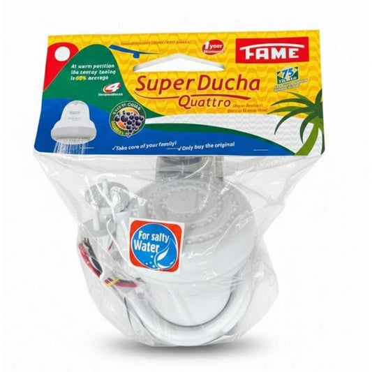Fame Super Ducha Quattro Instant Shower – 4 Temperatures, Big Head