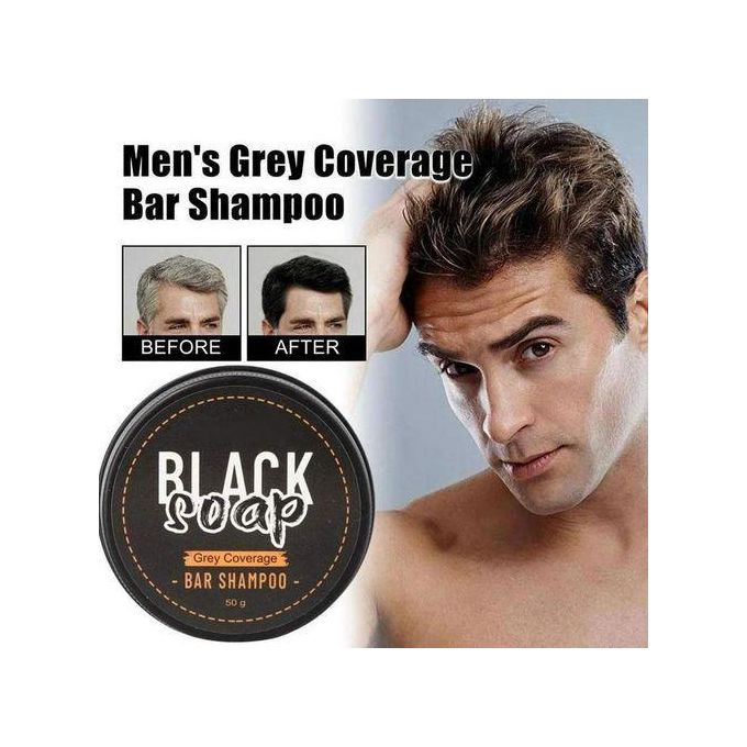 Sauvasine Black Soap Grey Covering Bar Shampoo – 50g