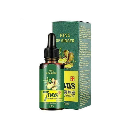 King of Ginger 7 Day Ginger Germinal Hair &amp; Beard Oil – Growth & Hair-Loss Care