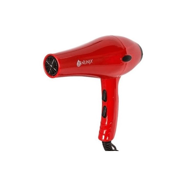 Nunix HD-01C 2200W Blow Dry Hair Dryer With Accessories – Red