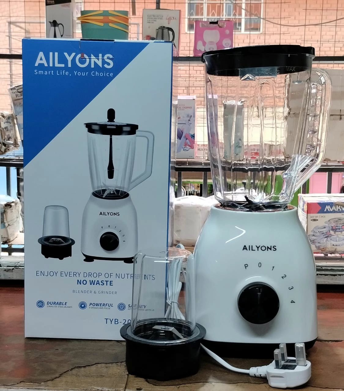 Ailyons 2-in-1 Blender