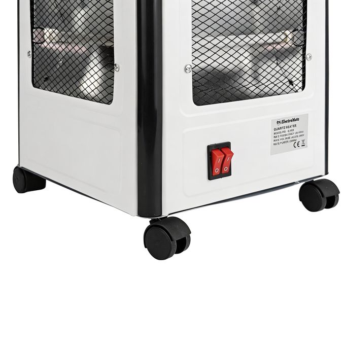 EM Quartz Heater 2000W – 5 Heat Settings Room Heater